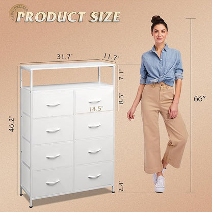 WLIVE Fabric Dresser for Bedroom