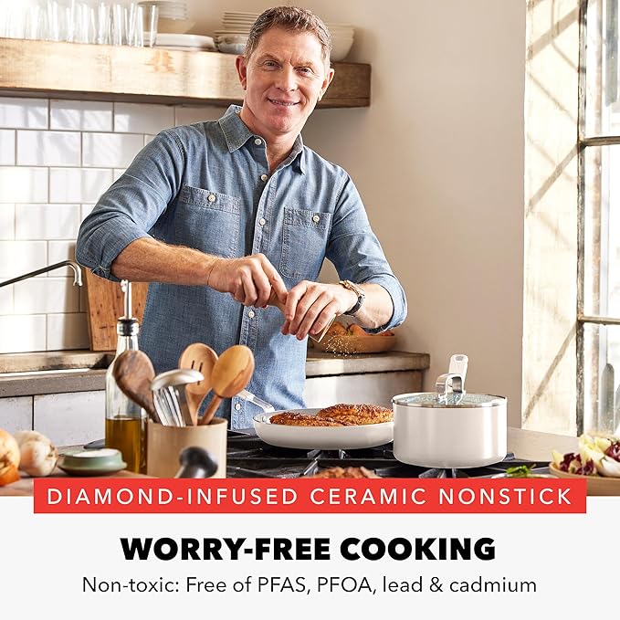 GreenPan x Bobby Flay 2.5QT Nonstick Saucepan