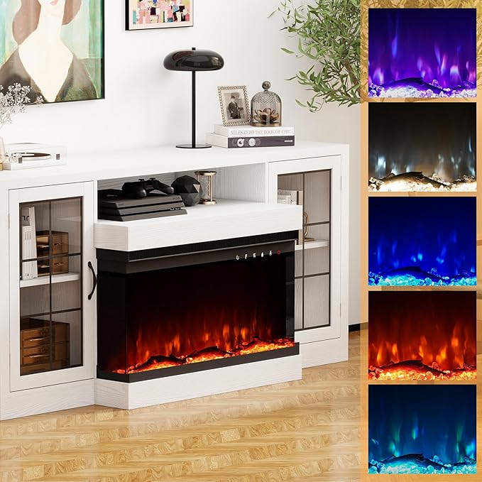 CharaVector 63 inch Fireplace TV Stand