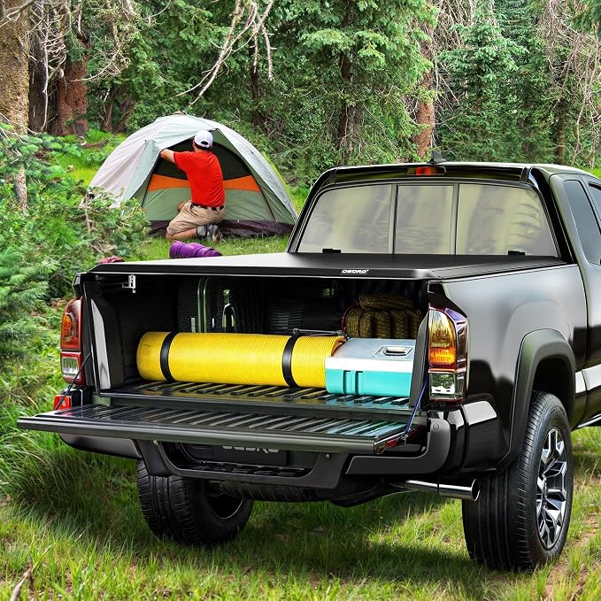 OEDRO Roll Up Soft Truck Bed Tonneau Cover Compatible with 2002-2024 Dodge Ram 1500, 2003-2026 Dodge Ram 2500 3500 8ft Bed w/o Rambox