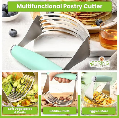 Spring Chef XL Stainless Steel Pastry Cutter Tool