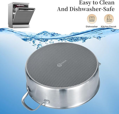 LOLYKITCH 7 QT Large Deep Frying Pan