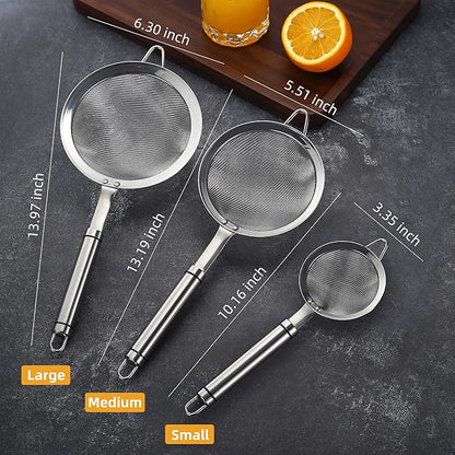 Stainless Steel Fine Mesh Strainers