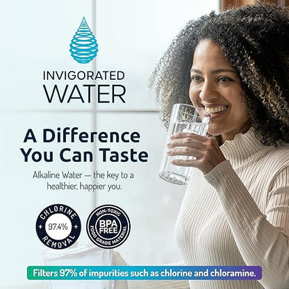 Invigorated Water pH Restore Glass Alkaline Water Pitcher