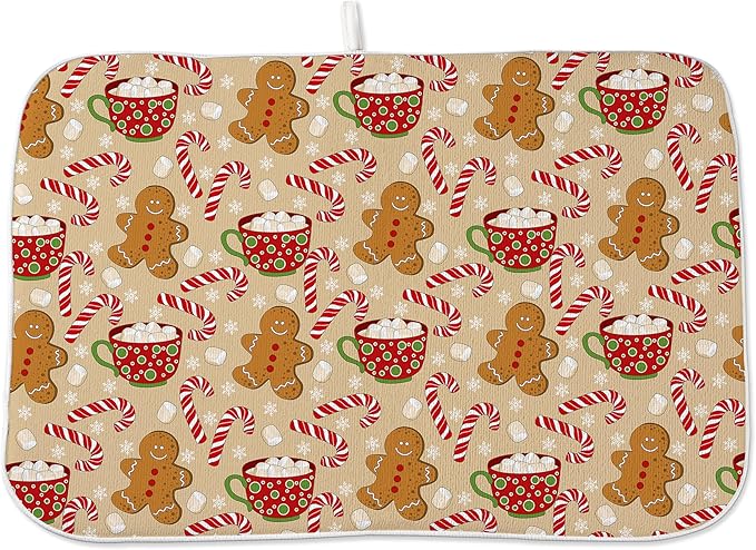 Christmas Drying Mat 18x24 Inches