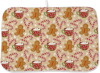 Christmas Drying Mat 18x24 Inches