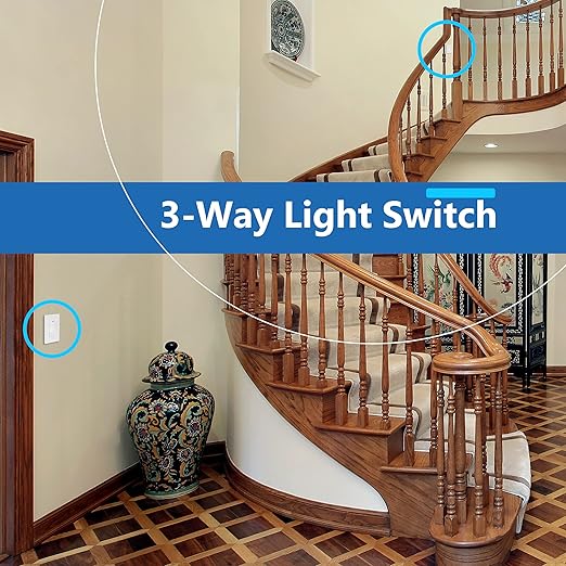 LIDER Minimalist Design Matte Finish Lighted Decorator Switch, Frameless Paddle