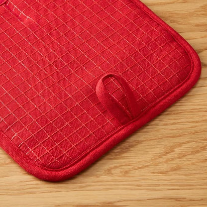 KITCHENAID Gourmet Series Gridlines Pot Holders 2-Pack Set, Heat Resistant up