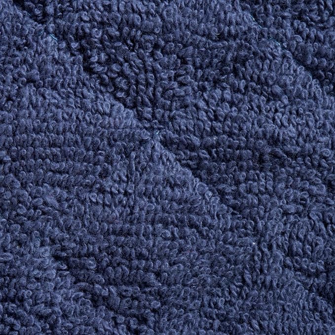 DII Basic Terry Collection Quilted 100% Cotton, French Blue, 3 Piece