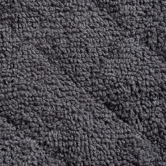 DII Basic Terry Collection Quilted 100% Cotton, Mineral Gray, 3 Piece