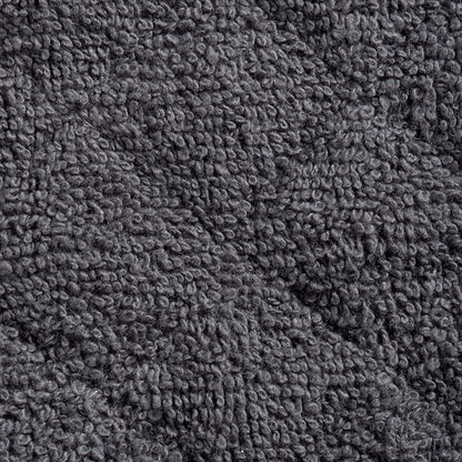 DII Basic Terry Collection Quilted 100% Cotton, Mineral Gray, 3 Piece
