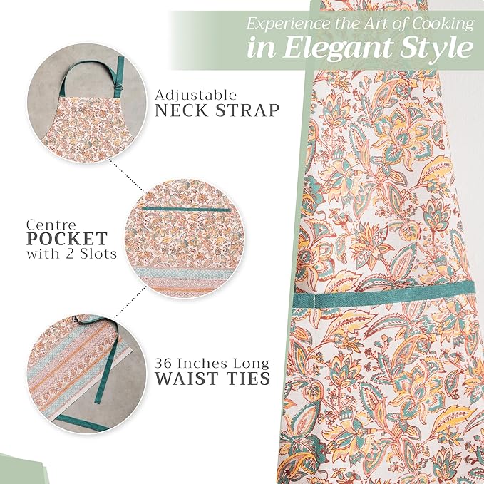 Maison d' Hermine 100% Cotton Apron