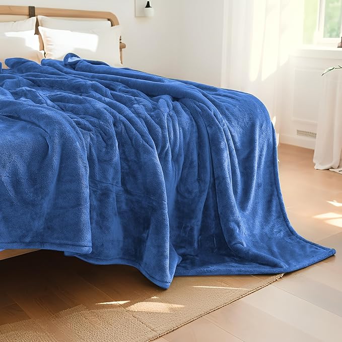 Electric Heated Blanket Queen Size 84"×90" Dual Control, 5 Heating Settings &