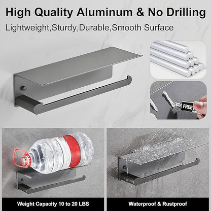 DUFU Paper Towel Holder with Shelf