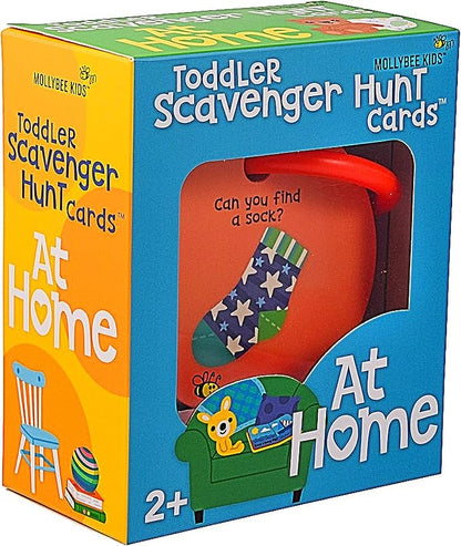 MOLLYBEE KIDS Toddler Scavenger Hunt Cards at Home, Toddler Activity, Ages 2, 3, Indoor Scavenger Hunt Game