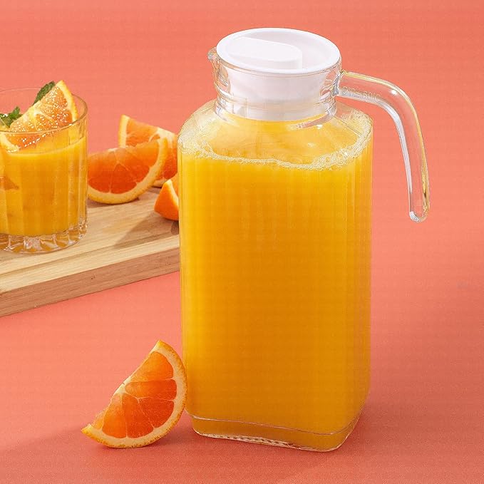 JoyJolt 60oz Glass Pitcher