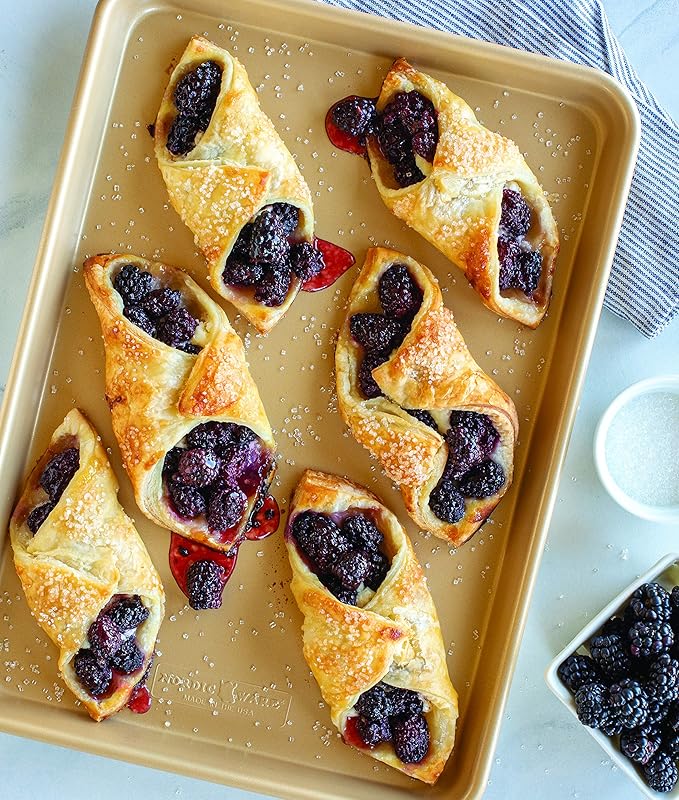 Nordic Ware Naturals Aluminum NonStick Jelly Roll Baking Sheet
